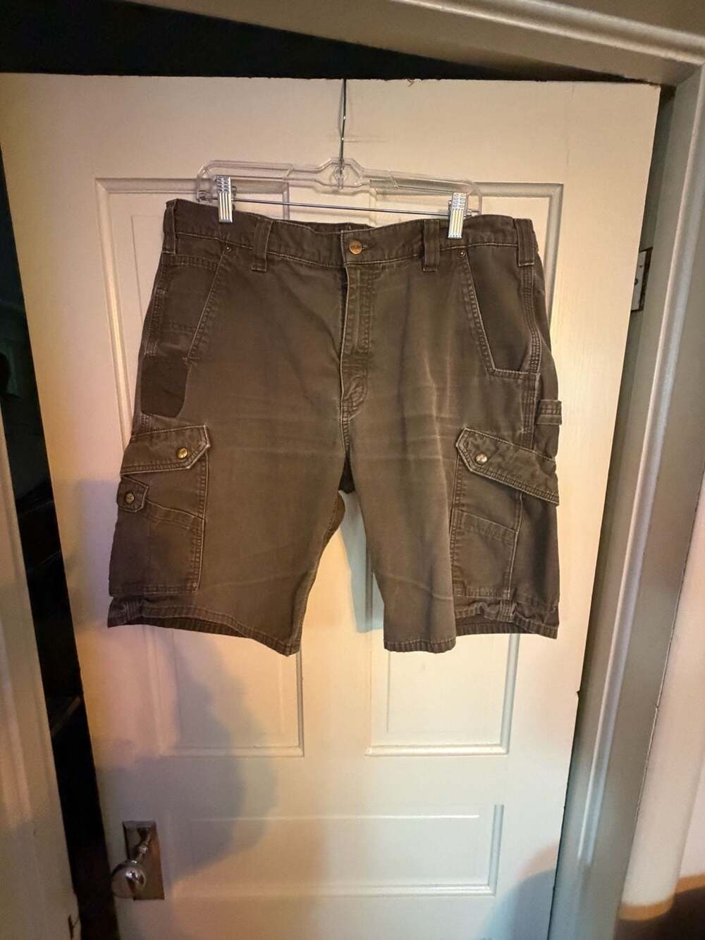 Carhartt B357 DFE Relaxed Fit Ripstop Cargo Work Shorts Size 38